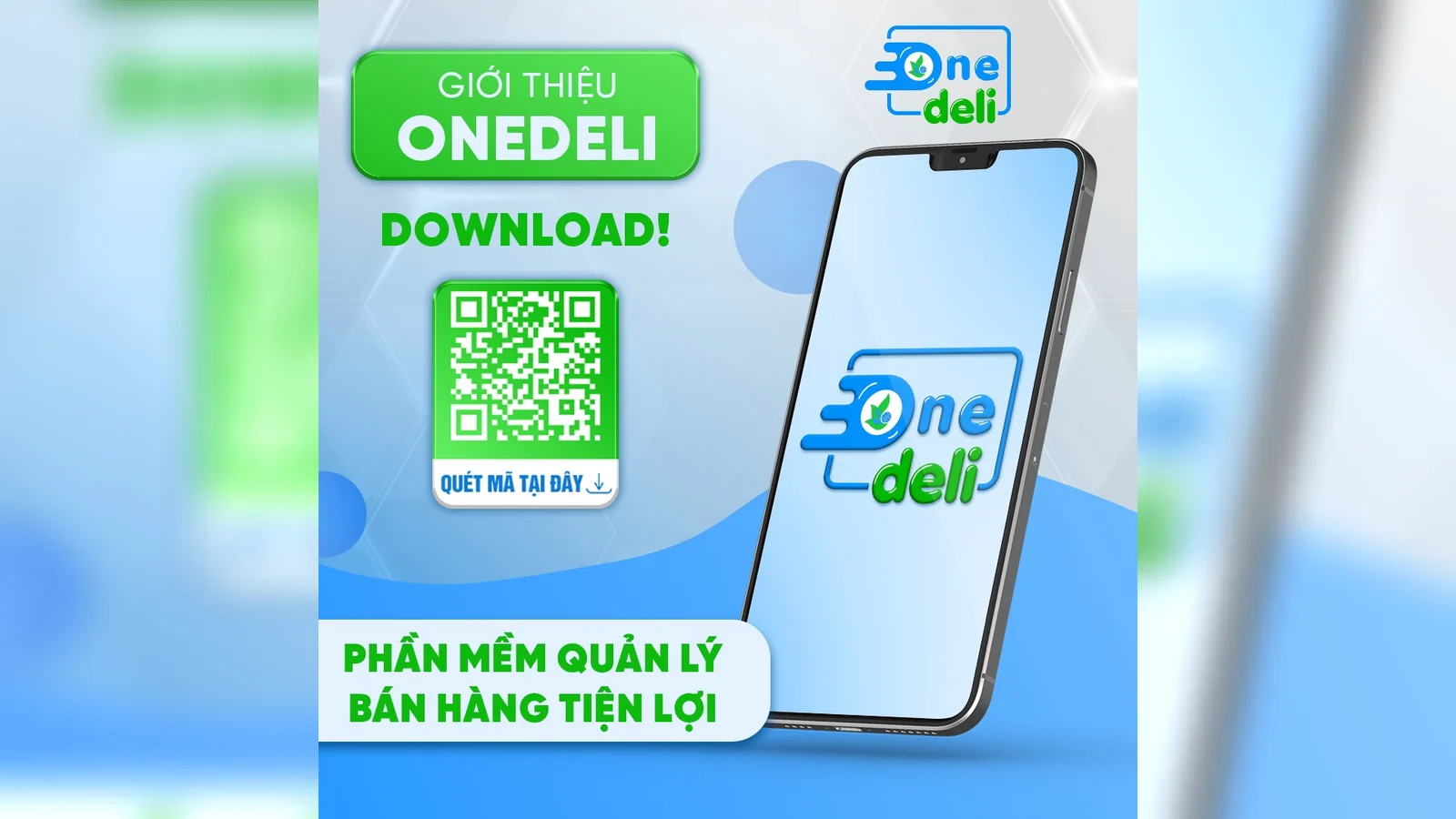 Giới thiệu phần mềm quản lý bán hàng Onedeli trên điện thoại
