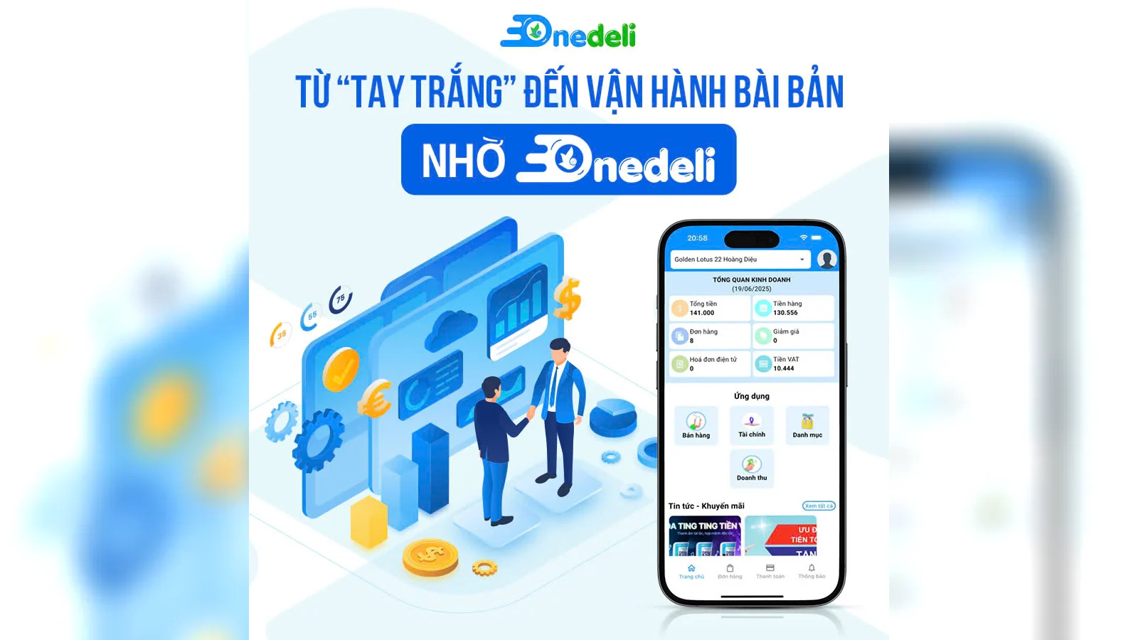 Từ tay trắng đến vận hành bài bản nhờ Onedeli
