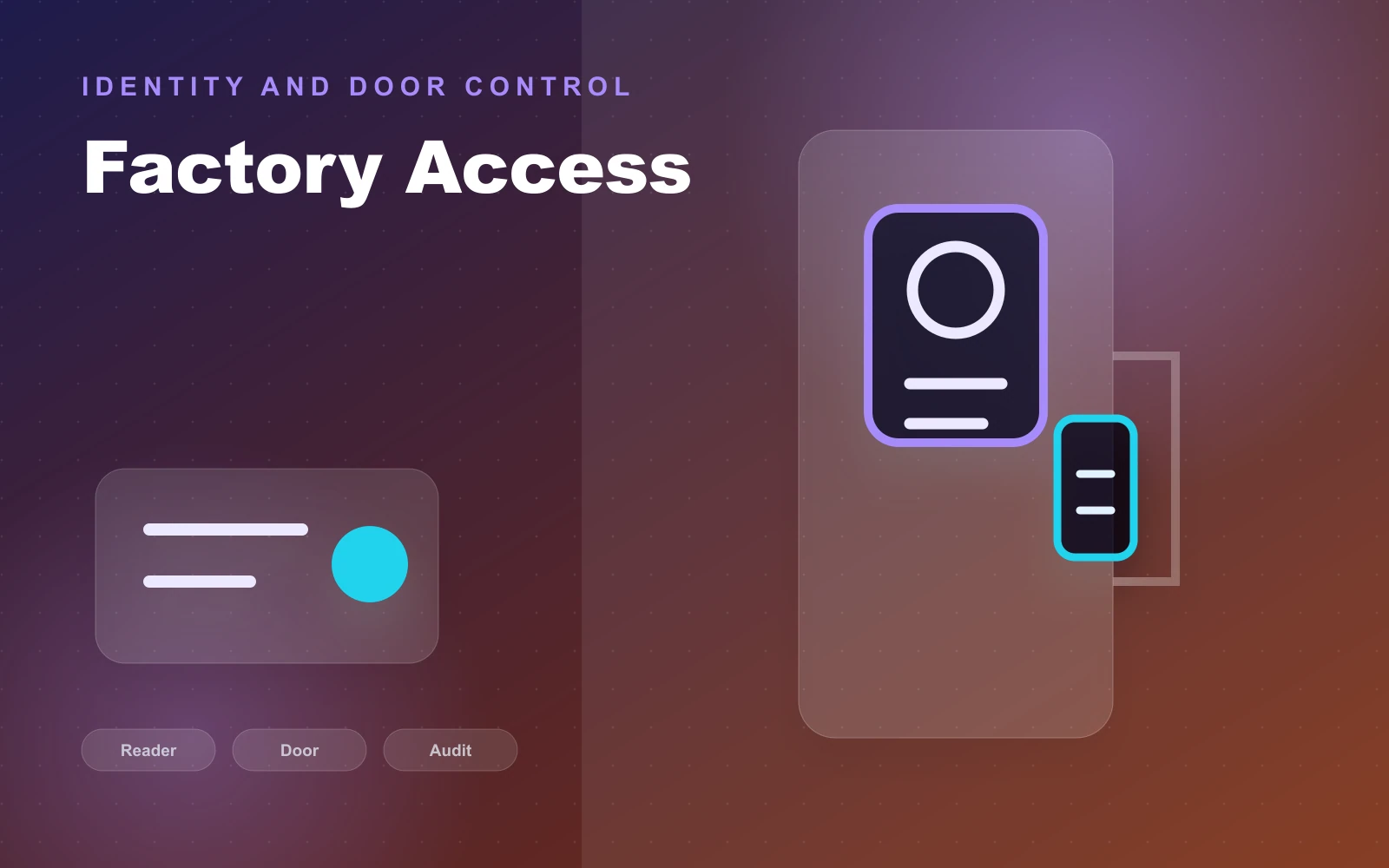 Factory access control: managing doors, shifts and workforce flow