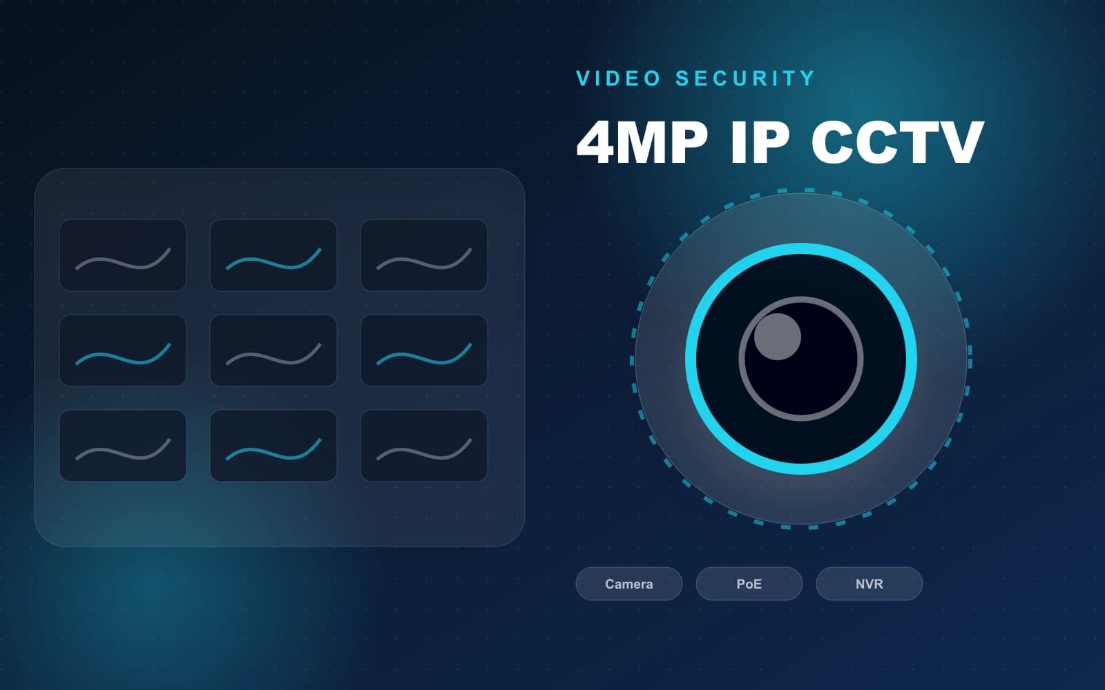 4MP IP CCTV installation method statement for construction projects