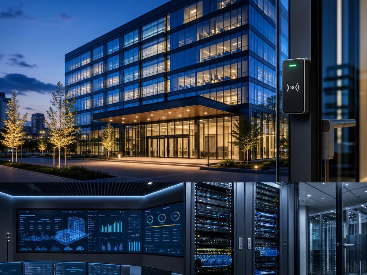 ELV 和 iBMS 楼宇项目示意图