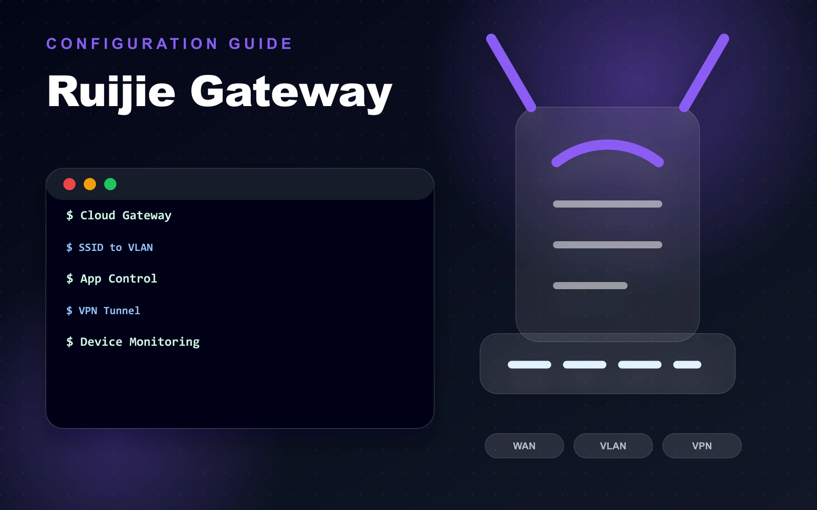 Ruijie router configuration guide for business networks